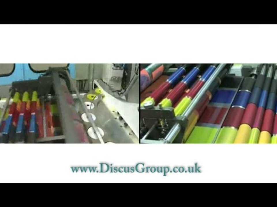 Offset Litho Printing of CD DVD Blu-ray discs