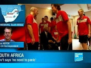 South Africa says 'no need to panic' over Mandela health