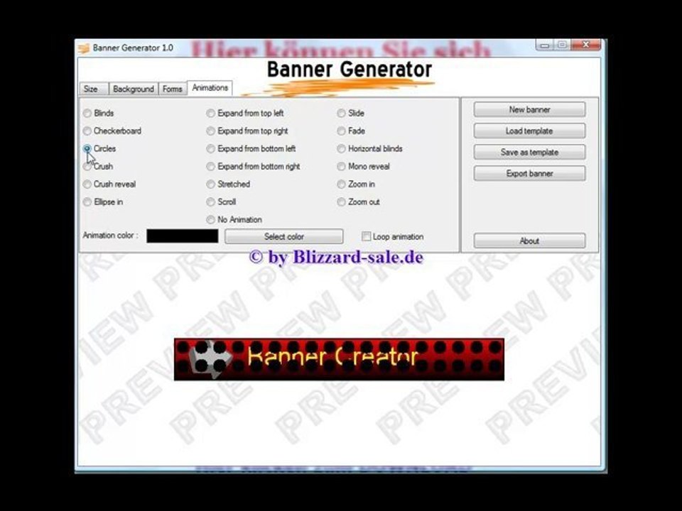Banner creator how to