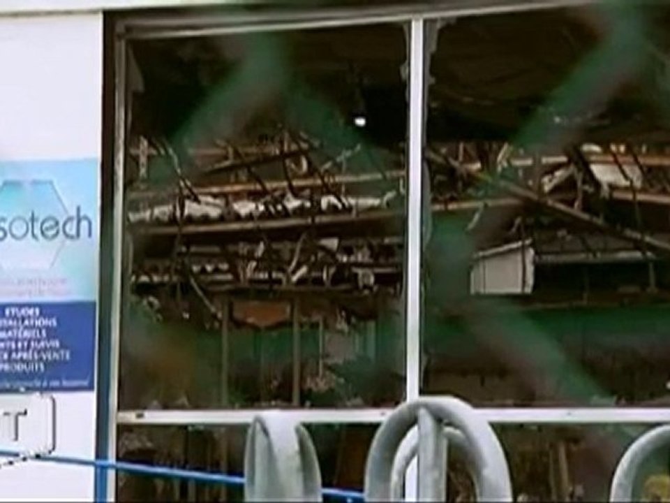 Un incendie détruit l'usine Elvéo (St-Denis-la-Chevasse)