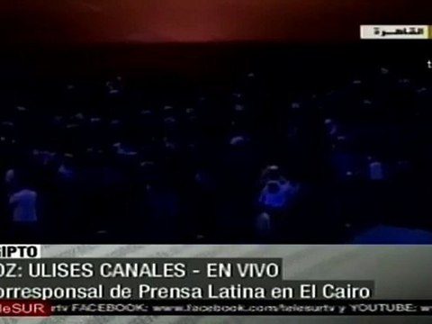 Declaran toque de queda en Egipto por protestas contra Mubar