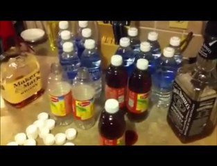 Using camo caps to sneak alcohol succesfully on a cruise