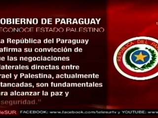 Paraguay reitera su reconocimiento a la nación Palestina