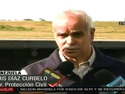 Recibe Venezuela carpas donadas por Ecuador para damnificados