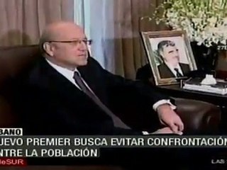 Primer ministro designado libanés se reúne con ex jefes de gobierno