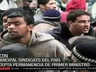 Primer ministro de Túnez anuncia salida de todos los funcionarios de Ben Alí