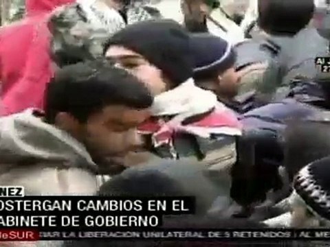 Continúan manifestaciones en Túnez contra ministros de Ben Alí