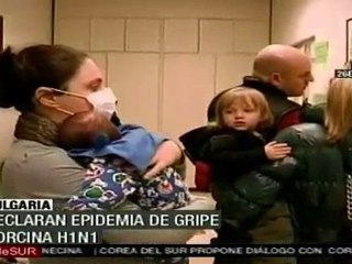 Bulgaria declara epidemia de gripe H1N1