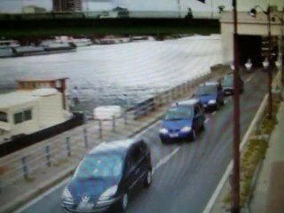 convoi présidentiel de sarkozy avec le président hu jintao