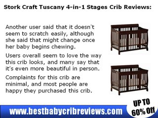 Stork Craft Tuscany 4-in-1 Stages Crib
