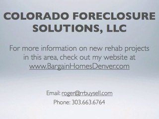 Find rehab properties in Castle Rock, Colorado