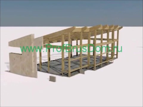 ПрофБрусДом - Дома и бани деревянные брус / каркас / SIP