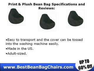 Print & Plush Bean Bag
