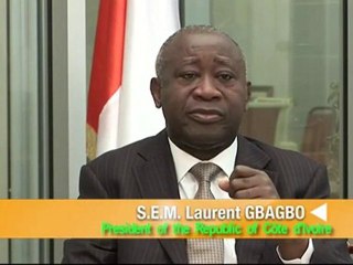le Président laurent Gbagbo explique la crise sur TV AFRICA