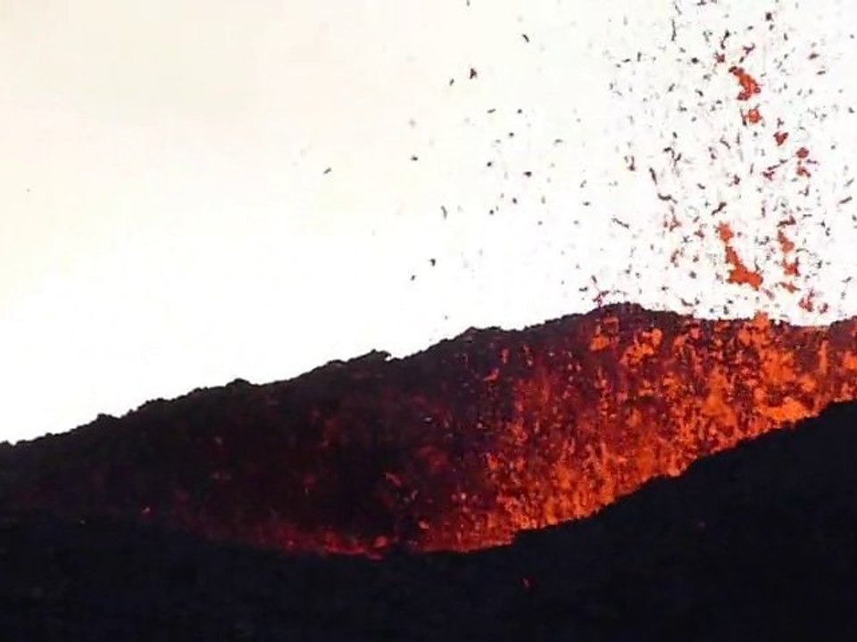 Eruption du volcan de la Fournaise - 21 octobre 2010