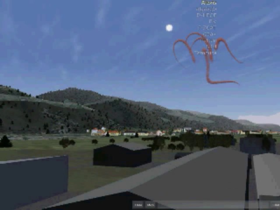 LFLG Entrainement de la patrouille Flightgear 28 Janv11