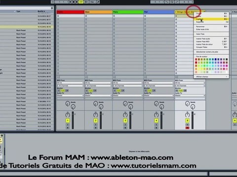 TUTO MAO : TUTO ABLETON LIVE GRATUIT TEMPLATE ROCK
