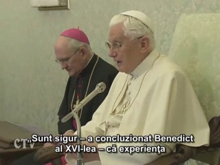 Benedict al XVI-lea: Sfinţenia este propusă tuturor