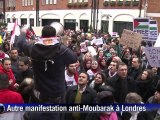 Egypte: manifestations à Paris et à Londres contre Moubarak
