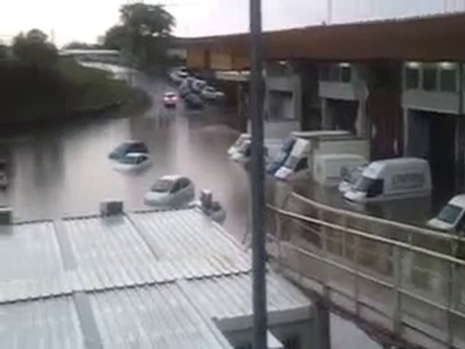 parking inondé