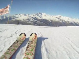 Caméra embarquée Ski Les Arcs Janvier 2011