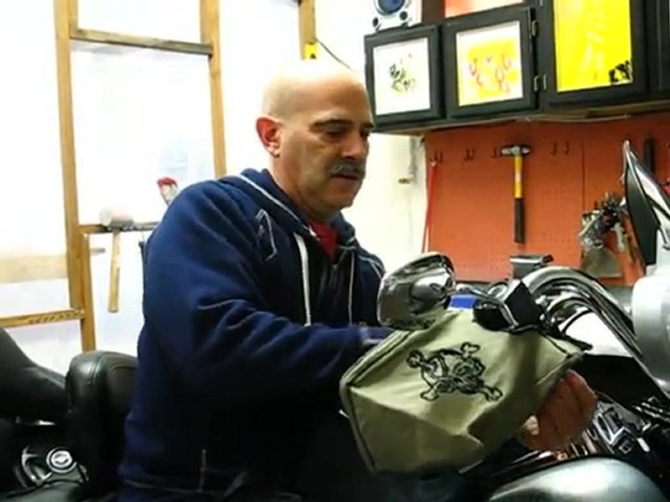 Keep hands warm while riding a motorcycle