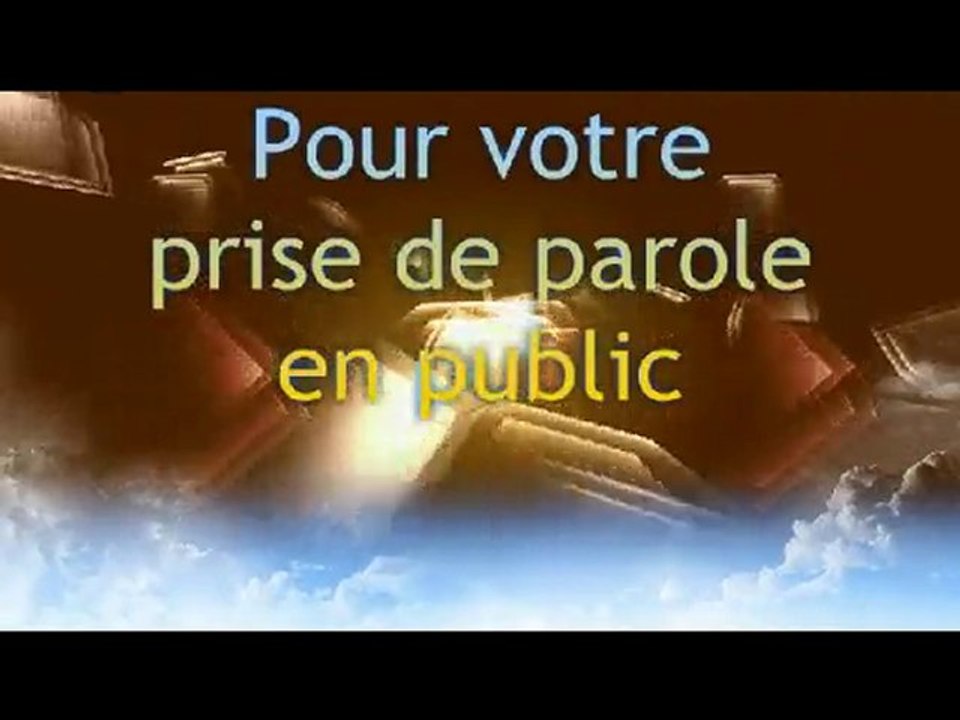 prendre la parole