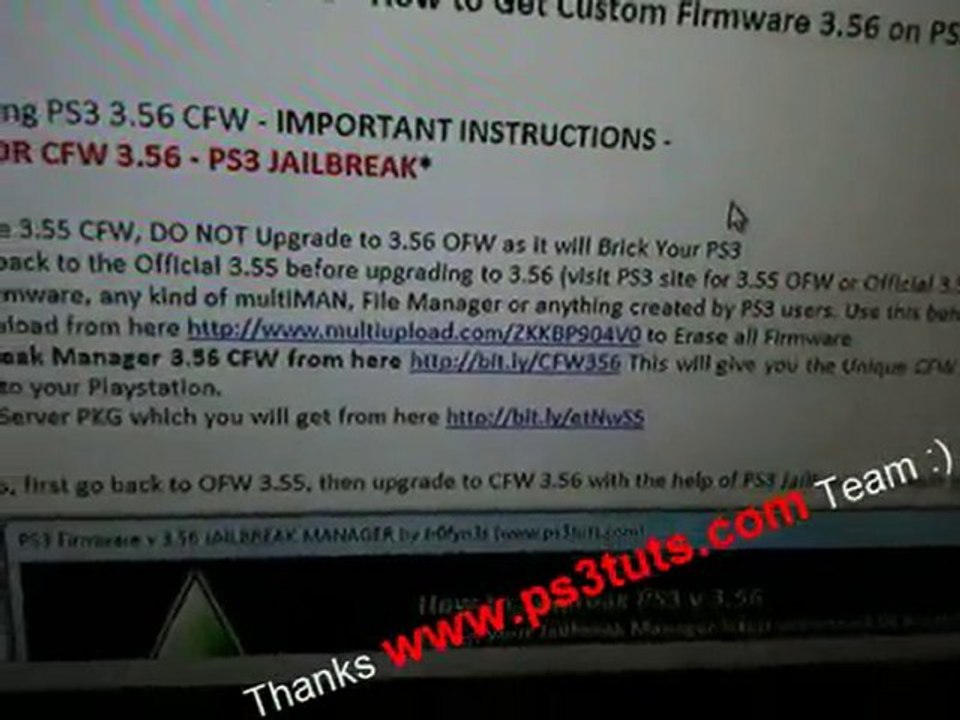 PS3 GeoHot CFW 3.56 Jailbreak Release *DESCRIPTION*