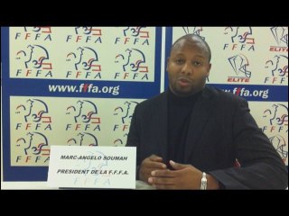 Les voeux 2011 de Marc-Angelo Soumah, Président de la FFFA