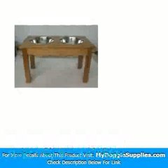 2 Bowl Traditional Style Pet Diner Size  Large  12 quot  H