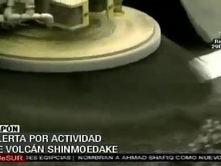 Alerta en Japón por actividad del volcán Shinmoedake