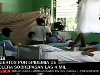 Más de 4 mil muertes ha cobrado el cólera en Haití