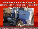 Used Commercial Works Trucks For Sale, Financing Available