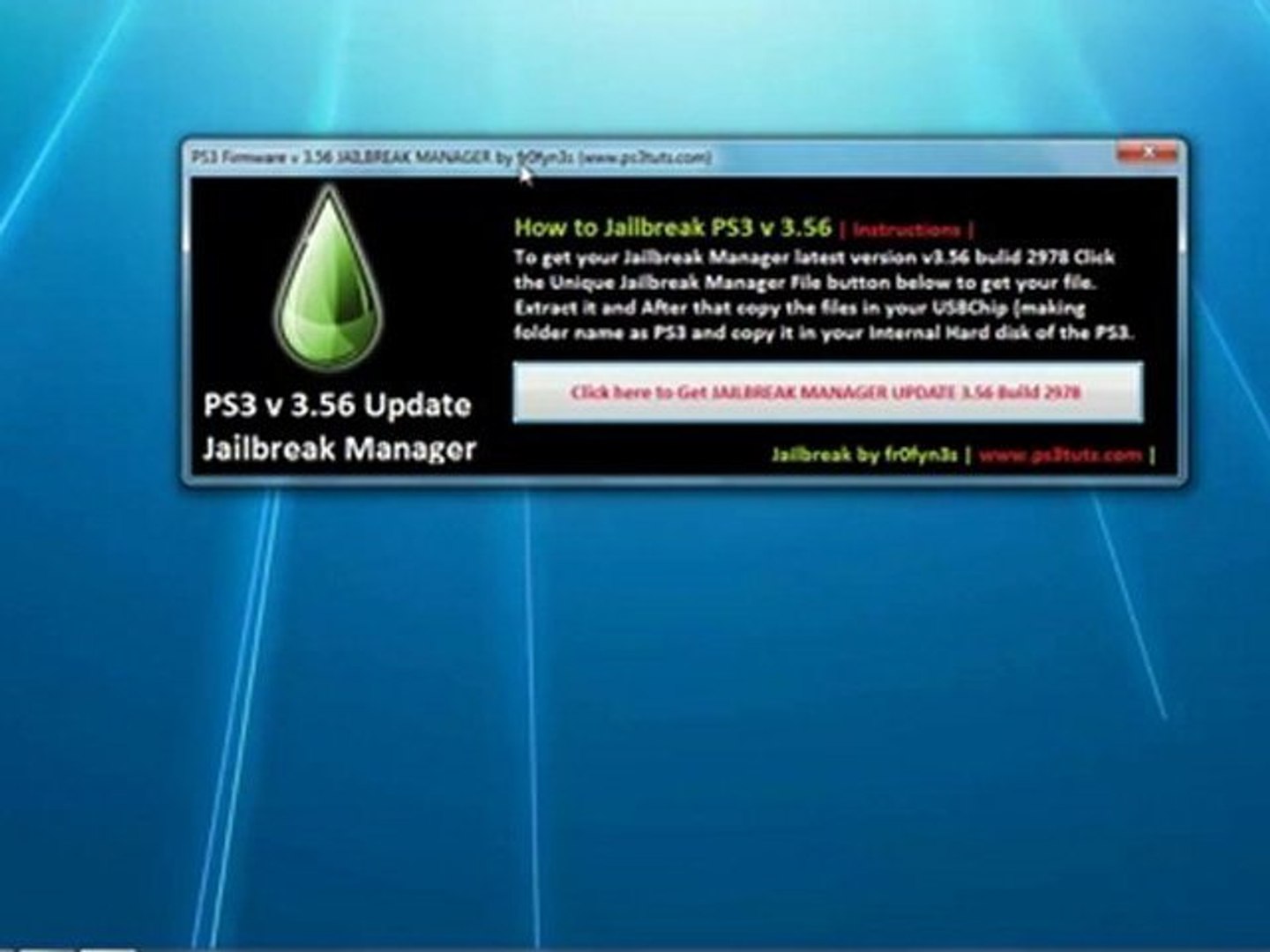 PS3 Jailbreak Custom firmware Geohot v 3.56 is OUT! Download - video  Dailymotion