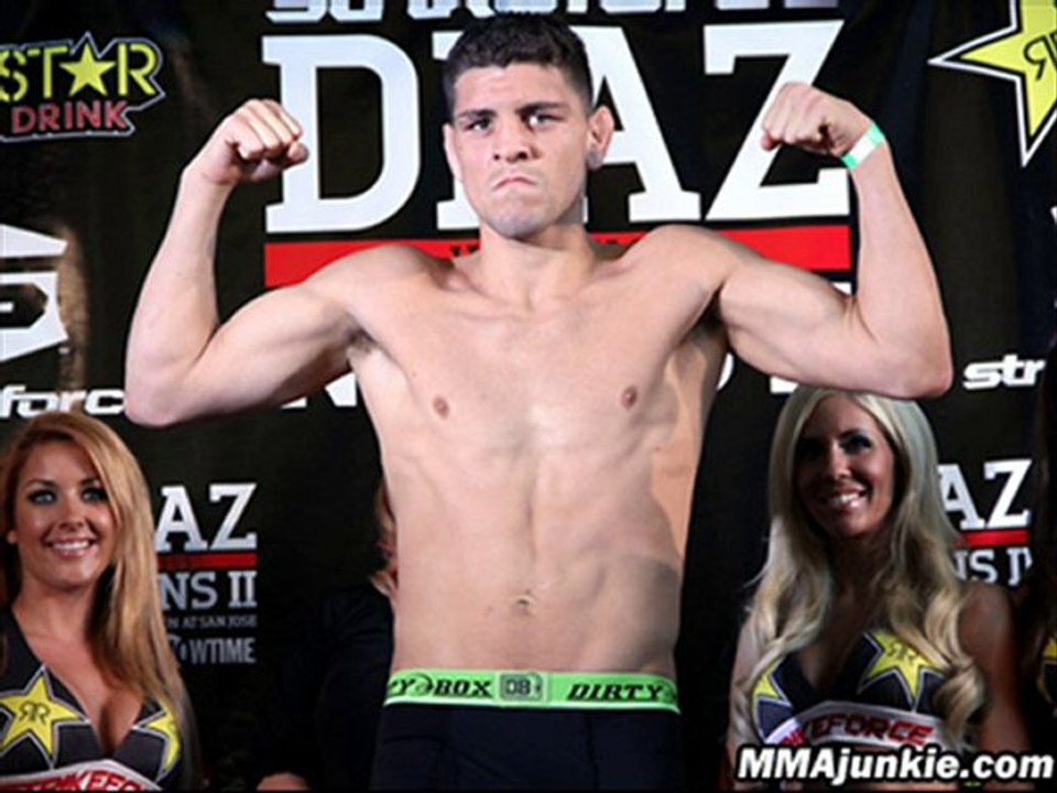 Strikeforce MMA Nick Diaz vs. Cyborg - Diaz reps the 209 wit