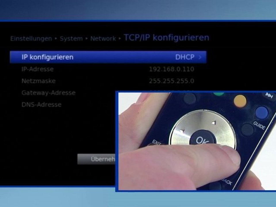 Humax: netzwerk funktionen des icord hd+