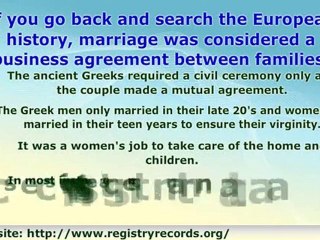 Make Use of Databases Online to Locate Marriage Records