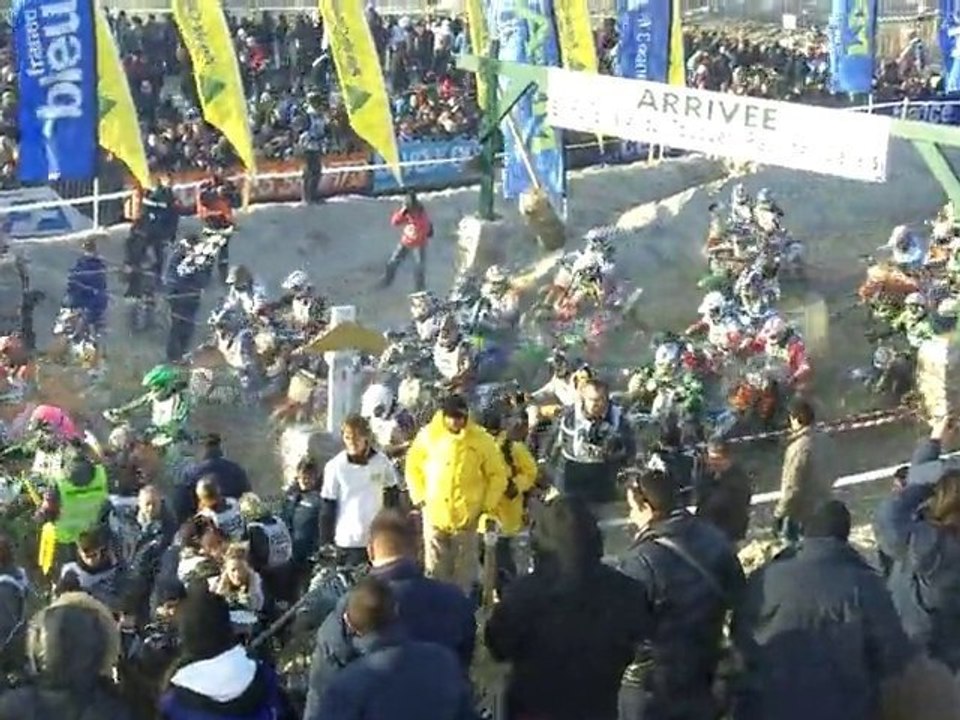 Arrivée de l'enduropale du Touquet