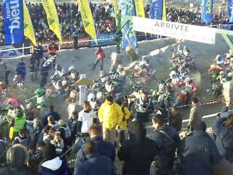 Arrivée de l'enduropale du Touquet