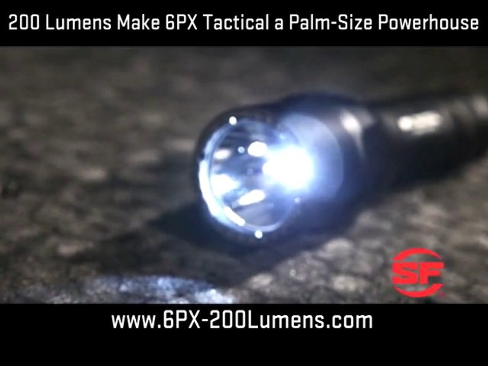 200 Lumen Make the 6PX Tactical the Brightest Palm-sized Li