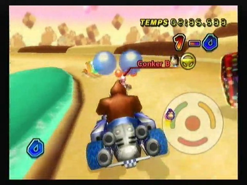 DirectLive Mario Kart Wii avec Conker Bandicoot
