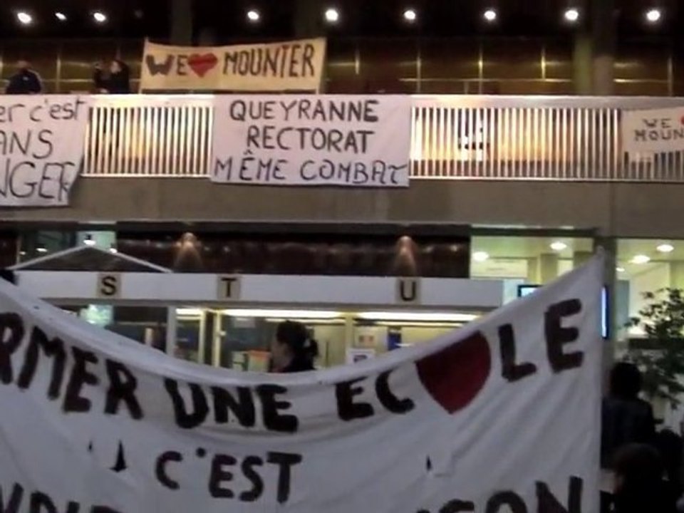 La lutte des "Mounier"  à Grenoble depuis 4 mois.