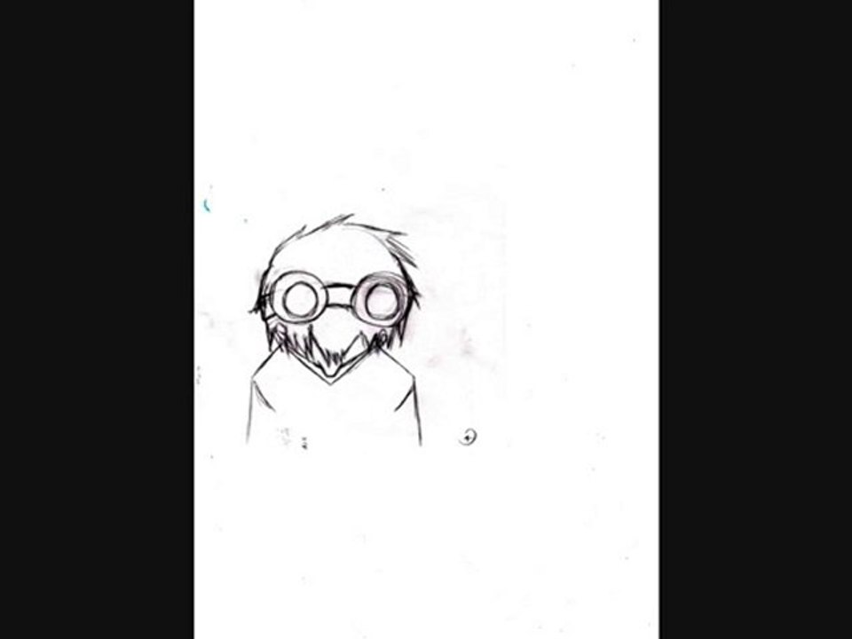 noir qui fait la courbette