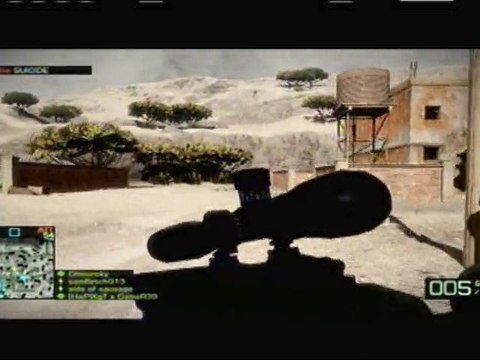 Battlefield Bad Compagny 2 Sniper Montage hellO