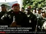 Venezuela investiga causas de explosión en depósito de arm