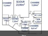 A vendre appartement - Suresnes (92150) - 100m² - 585 000