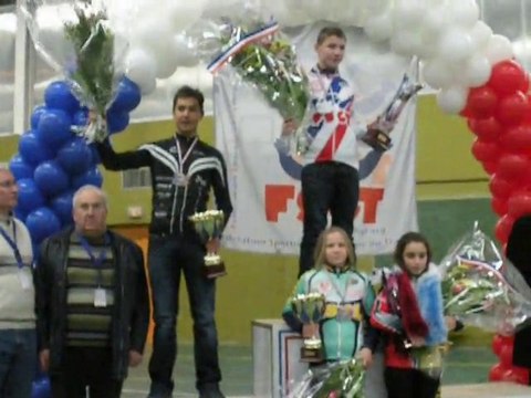 Podium Championnats de France FSGT Cyclo Cross Valentin