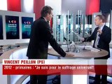 Vincent Peillon, invité politique de Christophe Barbier