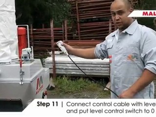 Maltech MD140 Pnomatik Sistem sıva transferi