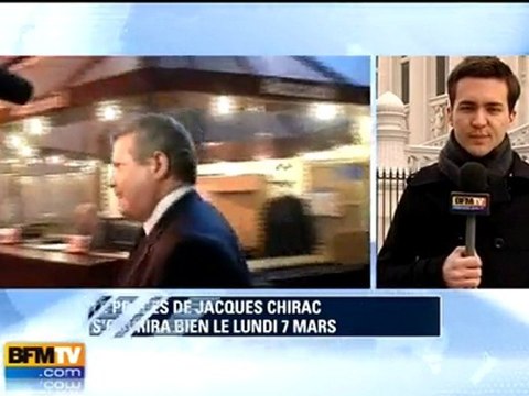Le procès de Jacques Chirac confirmé le 7 mars